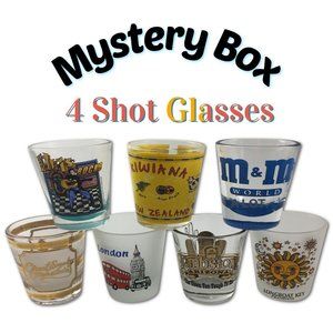 Mystery Box of Shot Glasses Breweriana